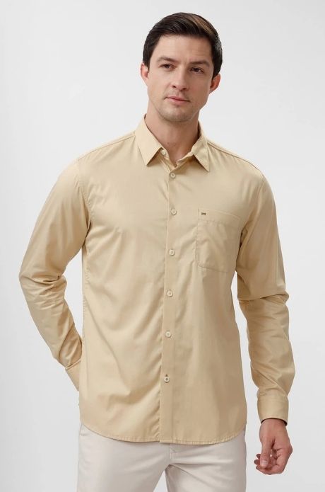 Slim Fit Cotton Twill Shirt
